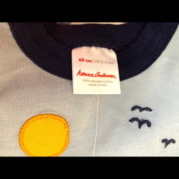 Hanna Andersson NWT 60 Shirt Top Sail Boat Ship - Picture 4 of 4